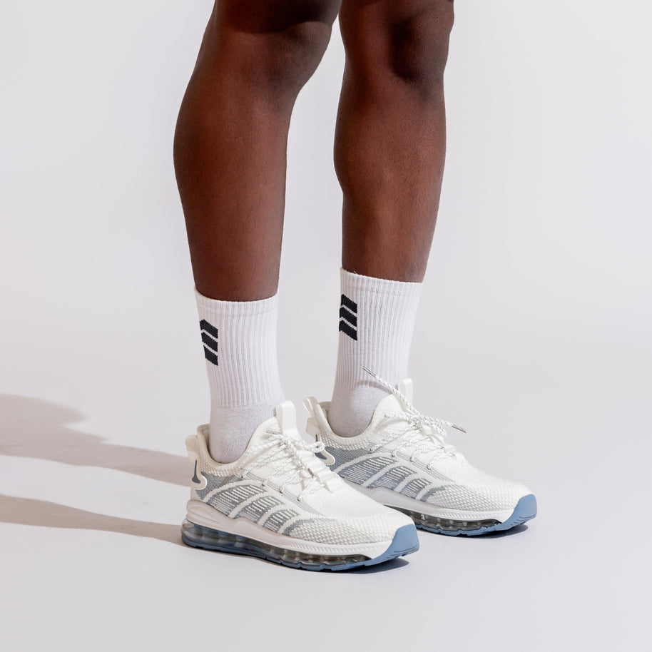 3 PAIRS - WHITE SOCKS